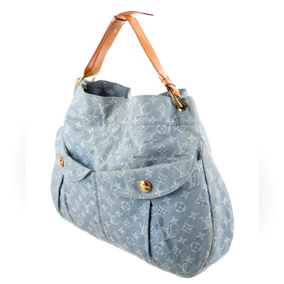 💎Louis Vuitton Daily GM Hobo bag - denim w/ COA - Picture 10 of 10